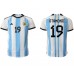 Argentinië Nicolas Otamendi #19 Voetbalkleding Thuisshirt WK 2022 Korte Mouwen